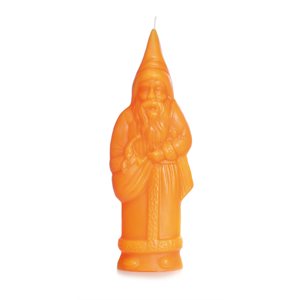 Candle-Klaus Orange