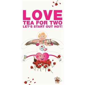 Tea Greeting Card-Love Tea for Two