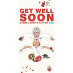 Tea Greeting Card-Get Well Soon