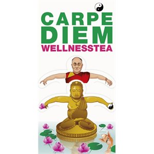 Tea Greeting Card-Carpe Diem