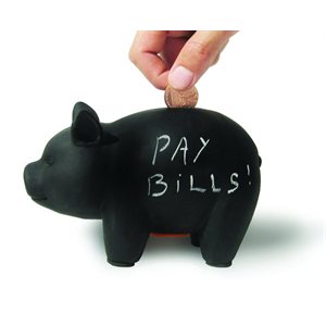 Capitalist Pig Blackboard Bank