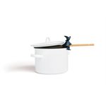 Agatha Spoon holder & steam releaser-Charcoal