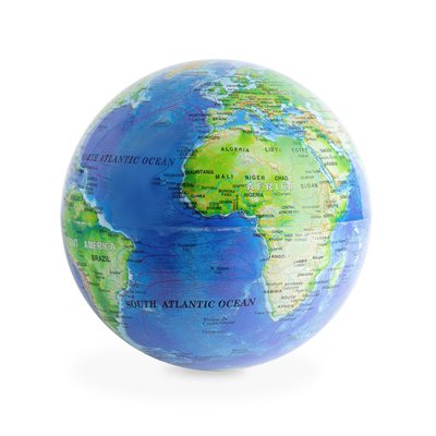 Magic Rotating Globe Blue