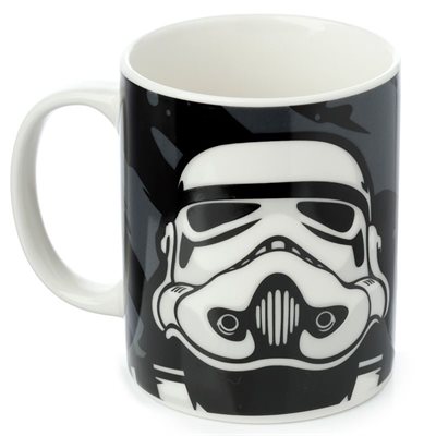 Tasse en Porcelaine Stormtrooper Noir Tasse en Porcelaine Stormtrooper Noir