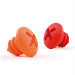 Bottle Screws Red & Orange