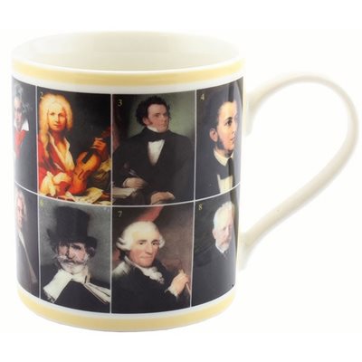 Tasse de composeurs célèbres Tasse de composeurs célèbres